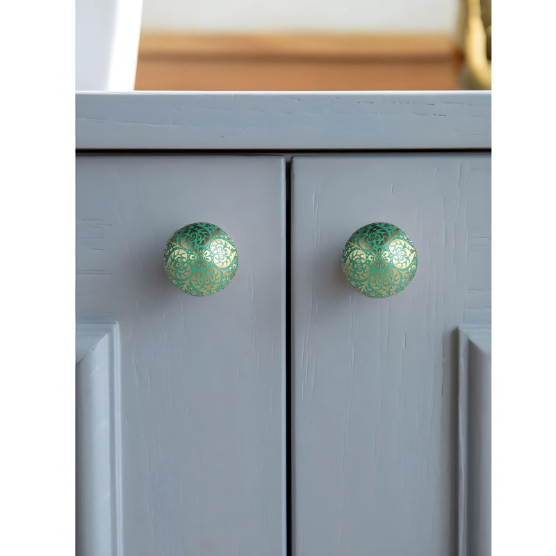 Multipack de boutons de champignon de 1,5 po de diamètre, Vert de mer