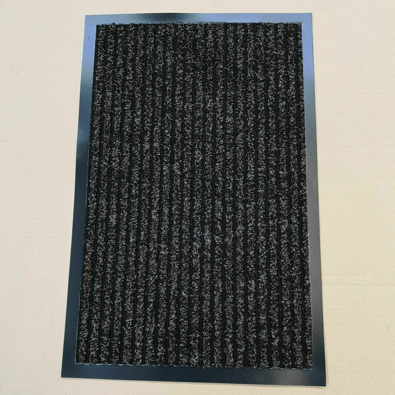 Nakale Striped Doormat, Green, Rectangle W80 x L150 cm