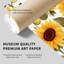 Tournesols floraux, impression d'art sans cadre-701379124