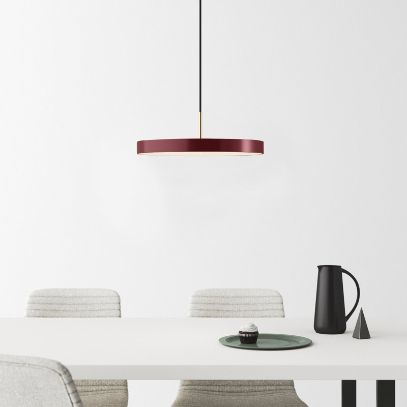 Ivan 1 - Light LED Single Pendant, Garnet