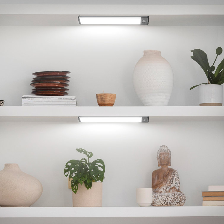 LEPOTEC 9.88Inch 40 LED Cool Wireless Rechargeable Motion Sensor Cabinet Light