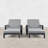 Hoyt 35'' Outdoor Metal Chaise Lounge-744146243