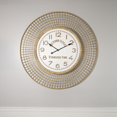 Horloge murale surdimensionnée 24" Rutha