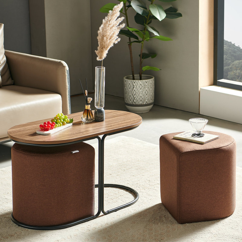 Table basse 30,7 po Mira, Brown
