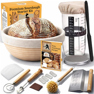 Trousse de démarrage au levain, paniers à pain