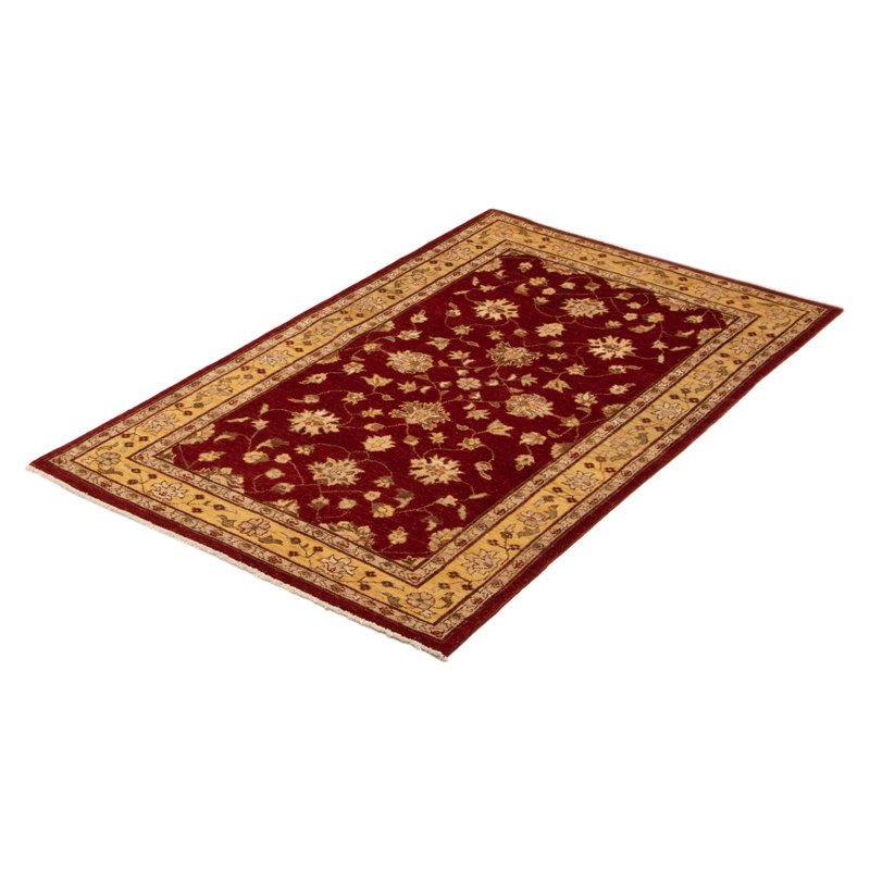 Tapis unique en laine noué à la main nouvel âge 3 pi 9 po x 6 pi 2 po Beatris