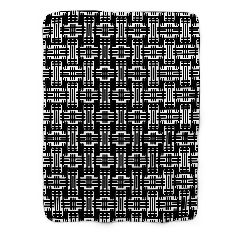Blanc foncé - 1 pièce Sherpa Premium Couverture 0179, L 50 po x L 60 po