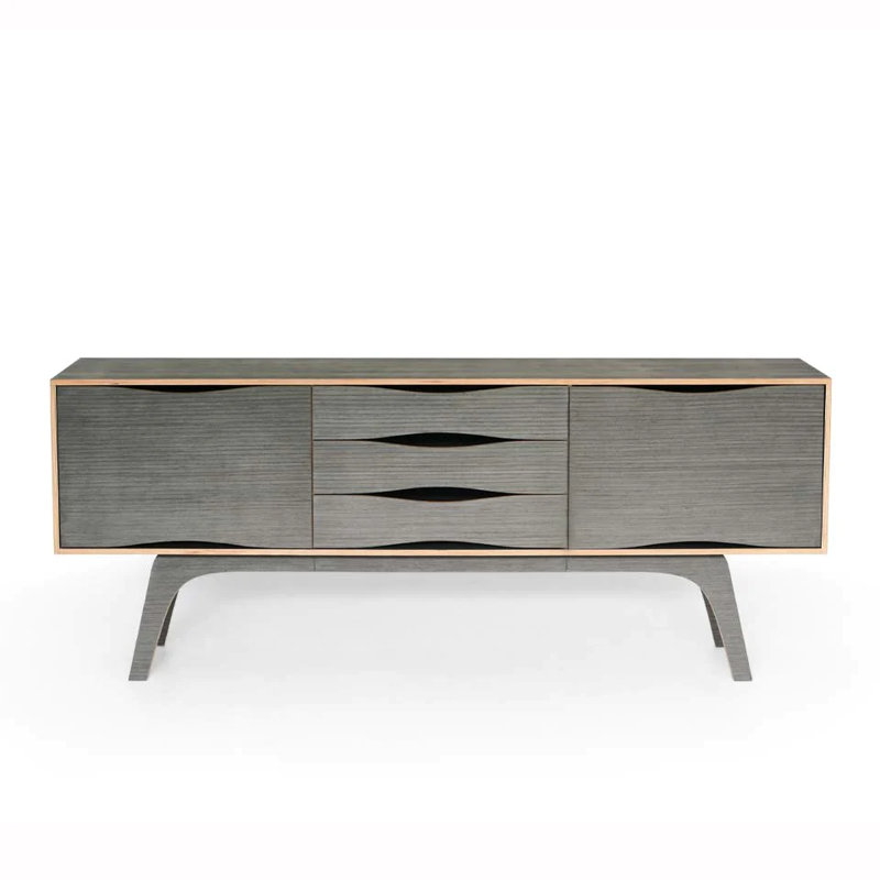Pirwi Furniture 82.6'' W Credenza, Maple