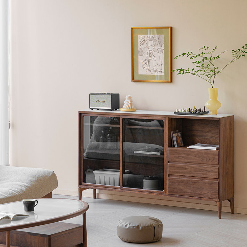 Armoire d'appoint en bois massif