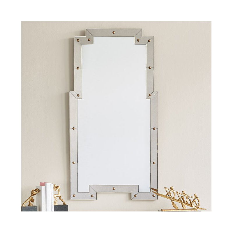 Lane Tiered Beveled Wall Mirror, 52" H x 27" W x 1.5" D