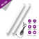 LEPOTEC 3Colors 64 LED with 10 Levels Brightness Plug in Under Cabinet Lighting