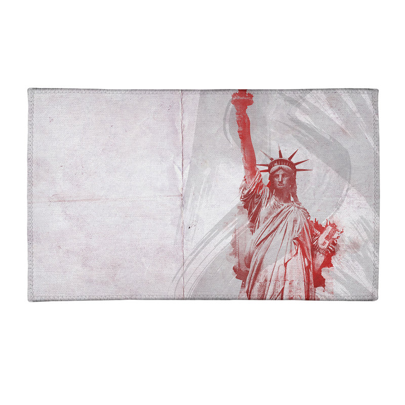 Chenille Toile Indoor Rug, Rectangle 3' x 5'
