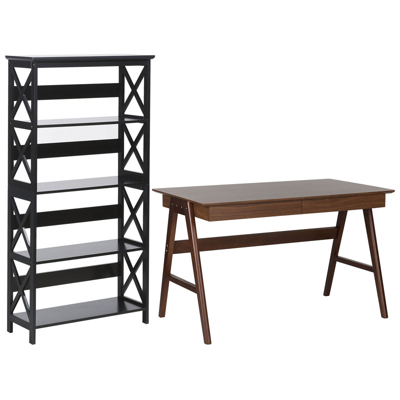 Standridge 2 Piece Writing Desk Office Set