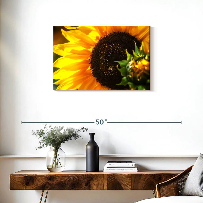 Harnek magnifique tournesol, H 20 po x l 30 po