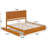 Darlean Solid Wood Trundle Platform Bed with Footboard & Roll Out Trundle-119533552-119533566