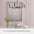 Hunter Sunjai 6 Light Chandelier Light Fixture-99469399-99469401