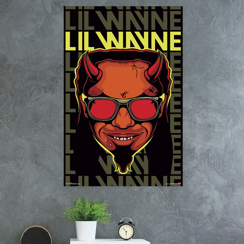 « lil wayne-devil », impression sur papier