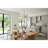 Modern Chrome 4-Light Chrome Iron Cage Chandelier