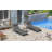 2-Piece Foldable "S"-Shaped Reclining Chaise Lounge Set With Adjustable Backrest And Foldable Rattan Coffee Table-108487672