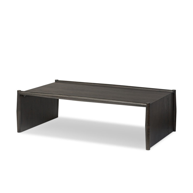 Glenview Solid Wood Coffee Table, Black