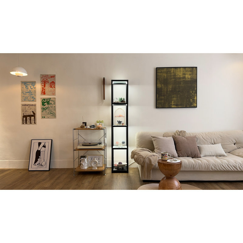 Lampe sur pied à colonne 66 "Amiiyah