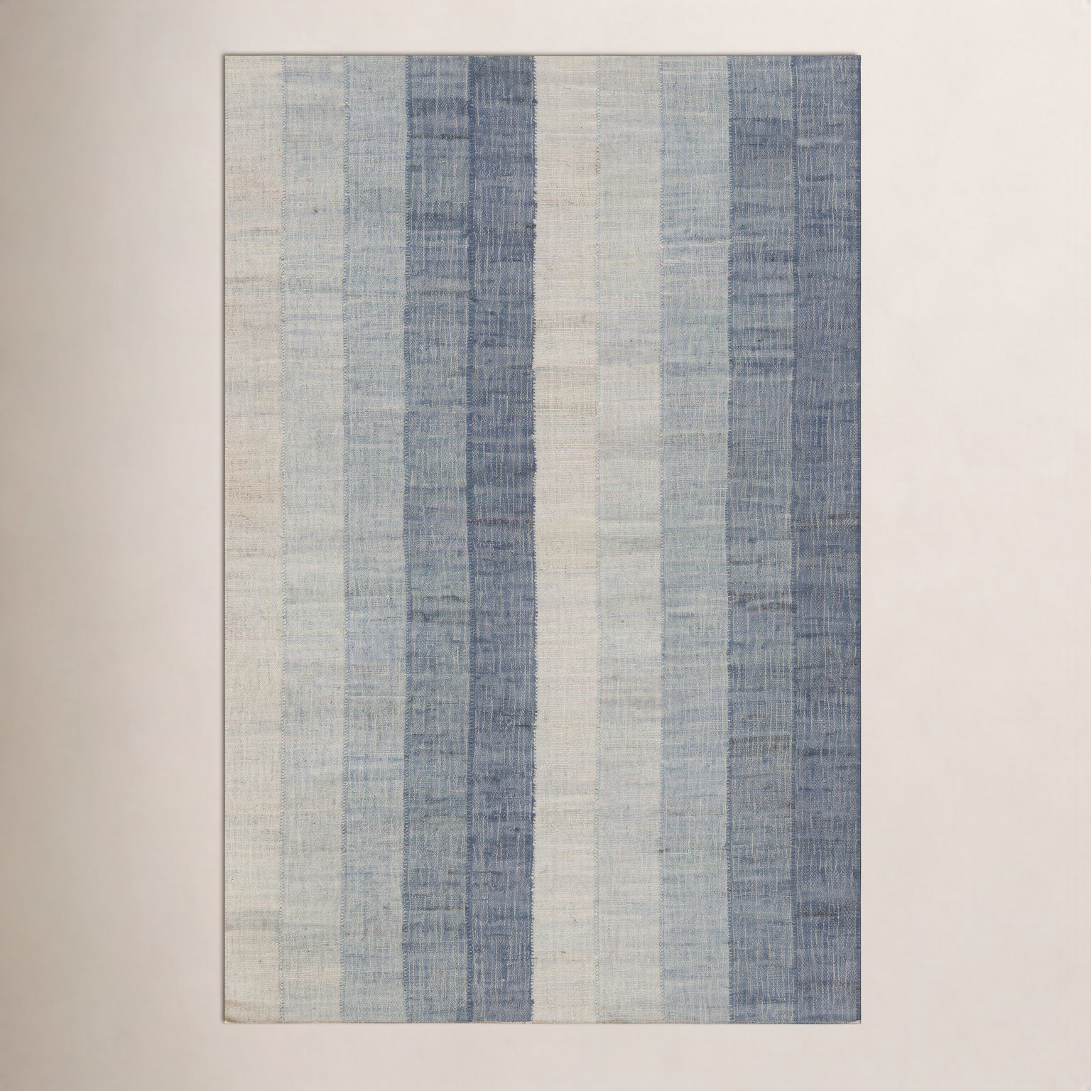 Tayo Hand-Woven Striped Jute Rug, Rectangle 3' x 5'