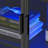 Gaylyn Dining Cabinet Smoked Black Acrylic Door With LED Light-545323973