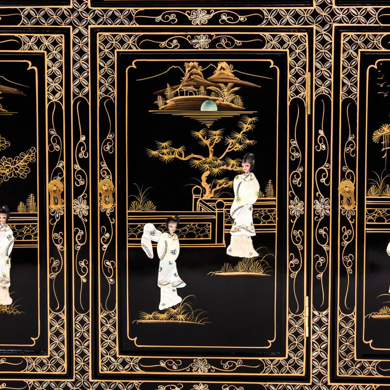 Black Lacquer Sideboard - Royal Ladies