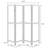 White 4-Panel Folding Shoji Screen Room Partition For Stylish Spaces | Gift Idea-120993445