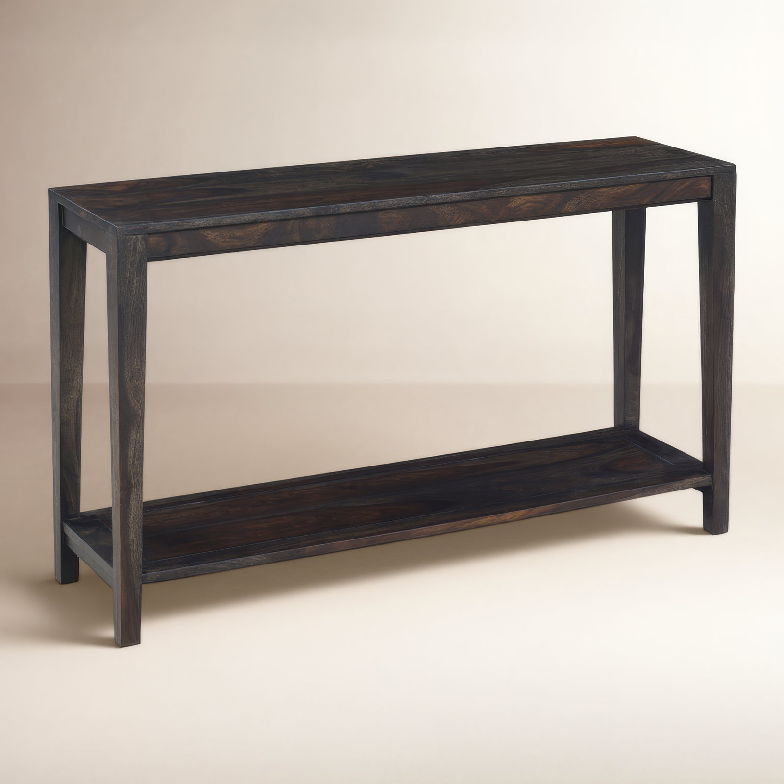 Jacie 50'' Solid Wood Console Table, Dark Brown