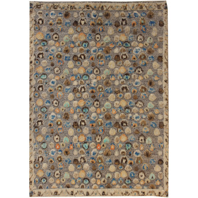 Geometric Hand Knotted 177cm X 240cm Area Rug