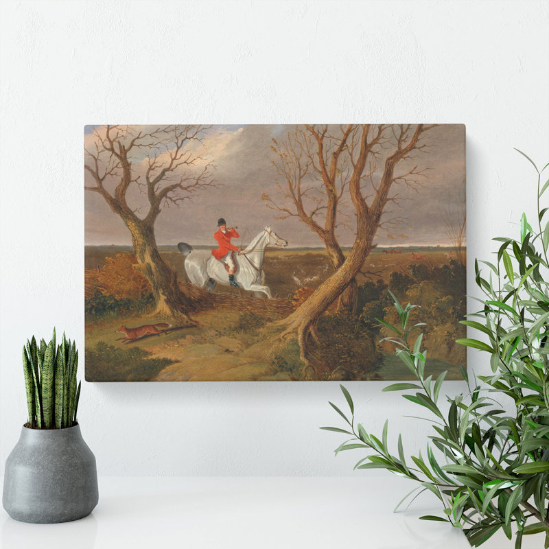 The Suffolk Hunt Vol.3 by John Frederick Herring - Wrapped Canvas Painting, 50cm H x 76cm W x 3cm D