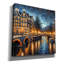 «Amsterdam Canals At Night» par Rey Klimt, art mural-1457634293