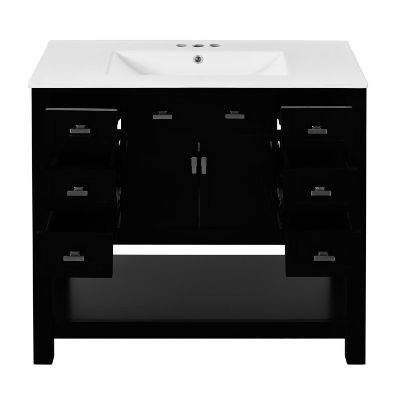 36'' Bathroom Vanity With Top Sink