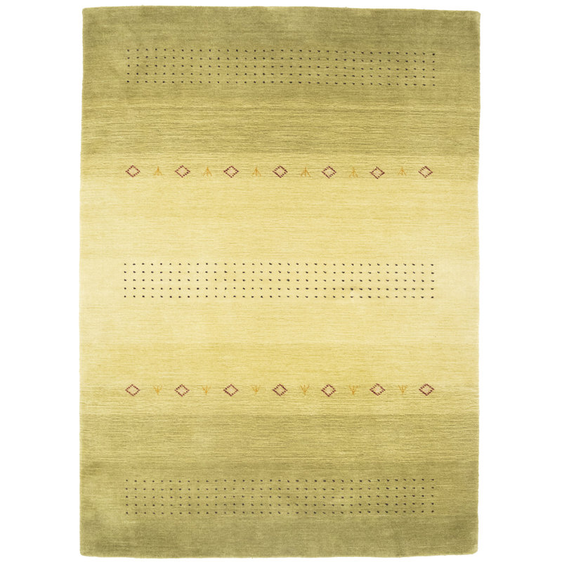 Tapis oriental multicolore à rayures multicolores 4 x 6