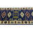 Katron Geometric Handmade Rectangle  2'6 X 6'1 Wool Area Rug Navy Blue