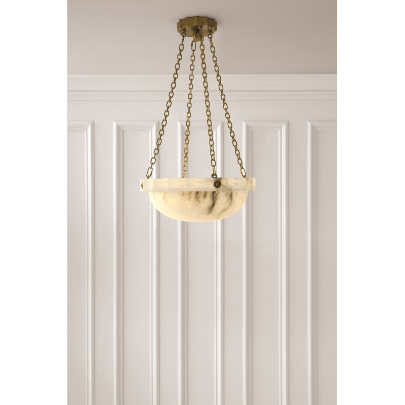 Chapman & Myers Fluted Band Medium Chandelier