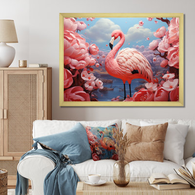 Atuf flamant rose Atuf - imprimé