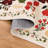 Beige Floral Machine Washable Area Rug with Non-Slip Backing-1703563069
