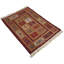 Orkhan Patchwork Area Rug in Multicolor Red