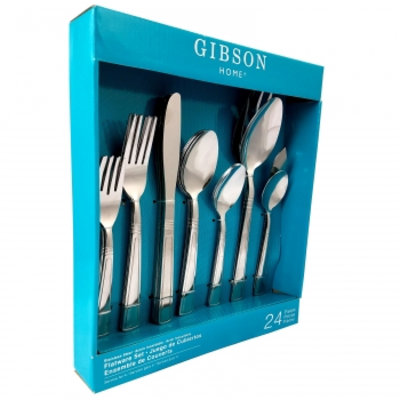 Ensemble de couverts 24 pièces Gibson Home Sefton