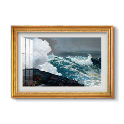 Nord-Est, 1895 - Homer Winslow - Estampe encadrée sur mesure