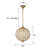 Ennu Crystal Globe Chandelier-20034725