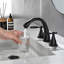 Robinet de salle de bain à large entraxe avec bonde-73059891