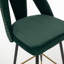 Ensemble de 2 tabourets et tabourets de bar contemporains en velours de 28 po Connor-1052687635