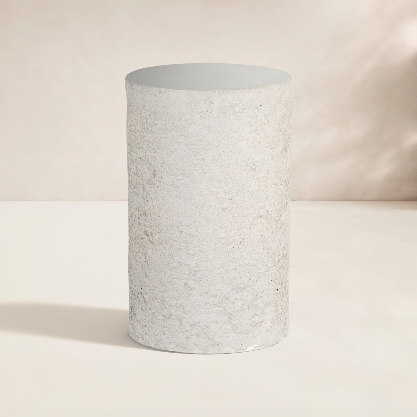 Hamish 13'' Stone Outdoor Side Table