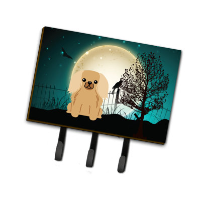 Porte-clés ou garde-samoyède halloween