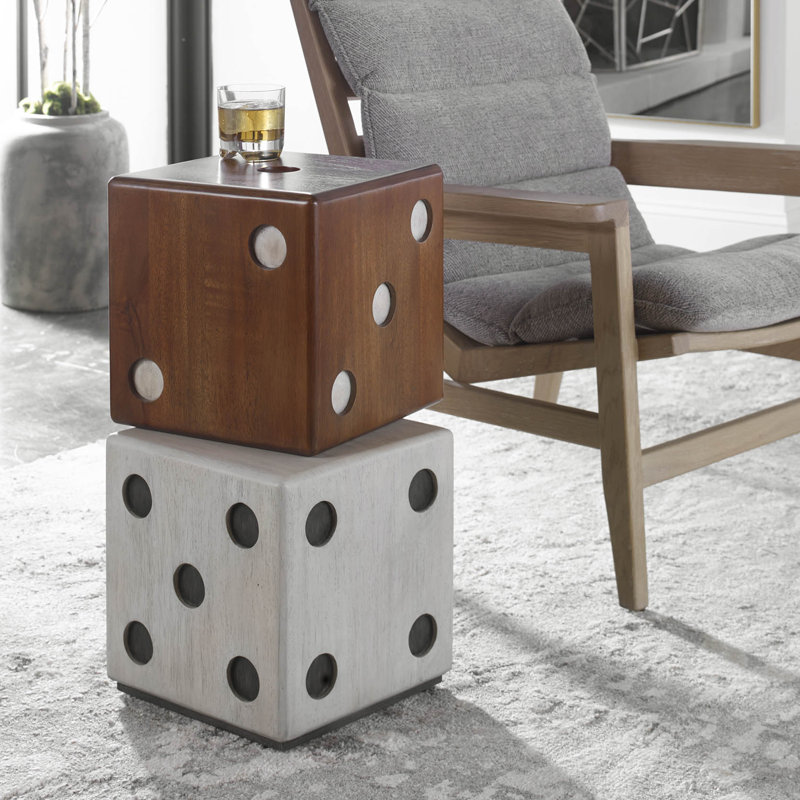 Lachina Solid Wood Top End Table