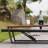 Larralde Outdoor Metal Chaise Lounge