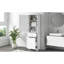 Tall Bathroom Storage Cabinet, Freestanding Storage Cabinet with Two Different Size Drawers and Adjustable Shelf-1166308814